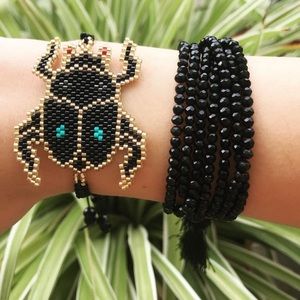 jewerlry Miyuki Beautiful  bug bracelet !!